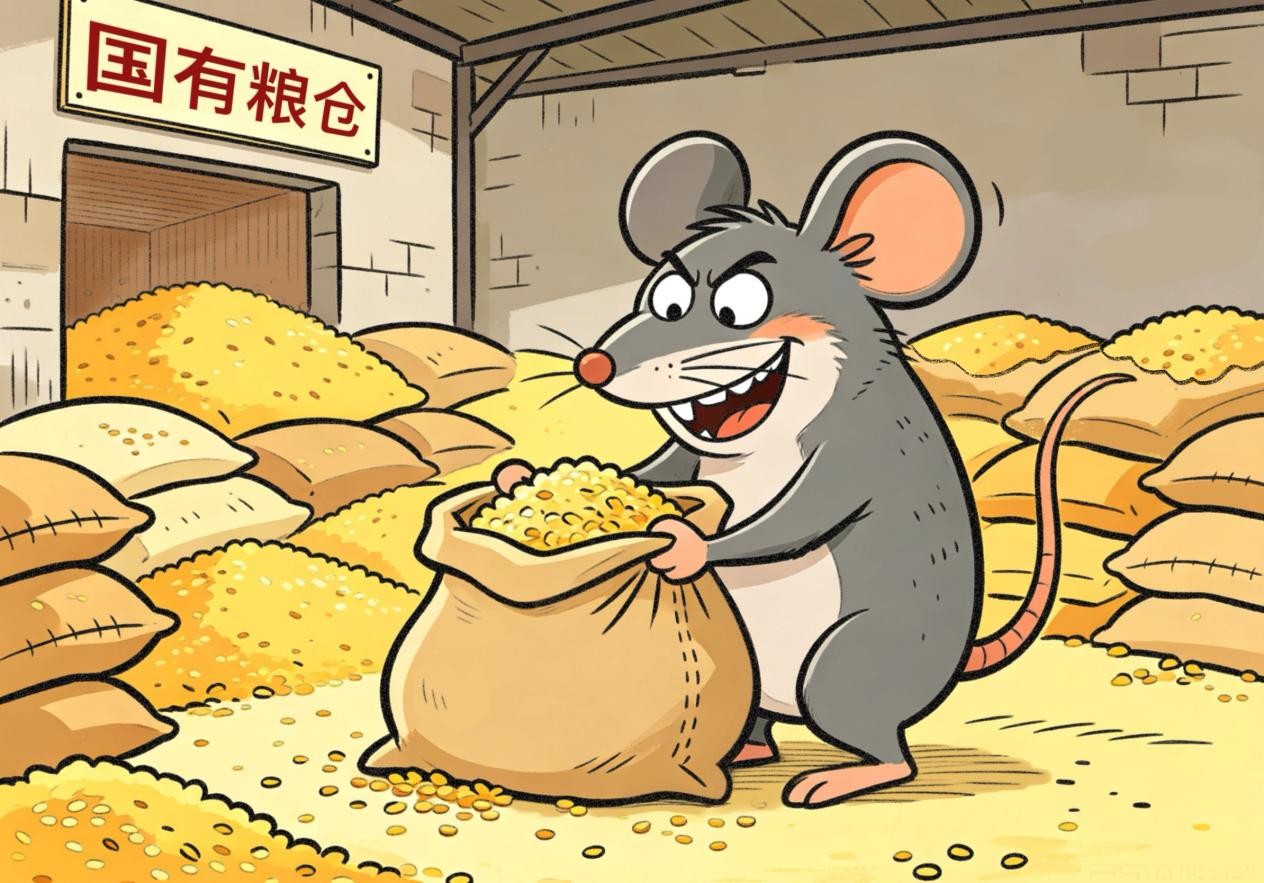 紧盯粮仓“防硕鼠”｜新漫评
