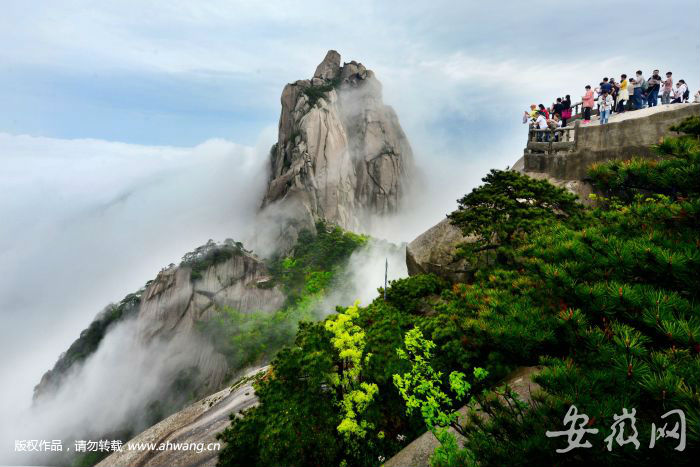 图说：我省计划打造天柱山生态养生之旅精品旅游线路。