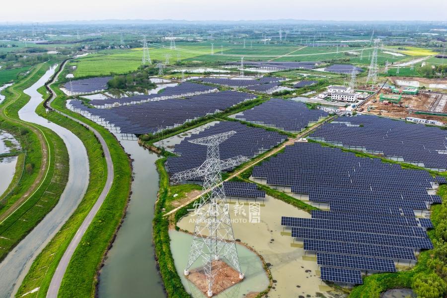 合肥市规模最大的水面光伏电站稳步运行