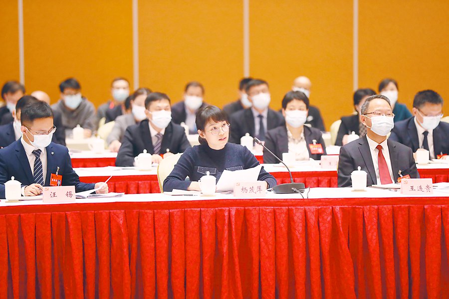01 10月29日下午，合肥市代表团代表在审议省委报告。_副本.jpg