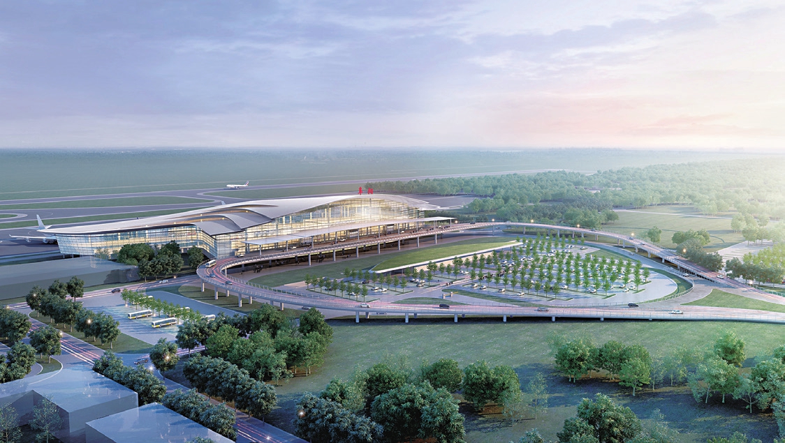 据阜阳日报报道 新建航站楼是阜阳机场扩建工程的重要内容.