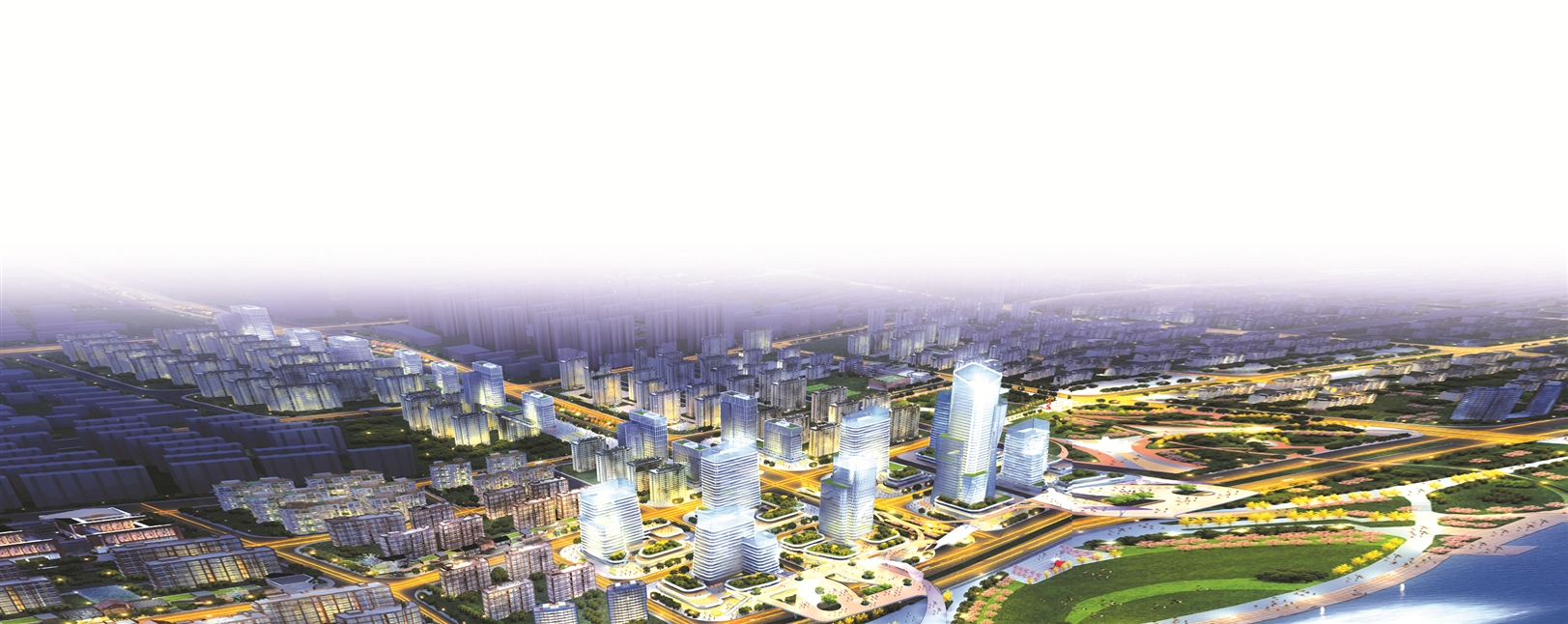 安庆滨江cbd片区建成效果图.